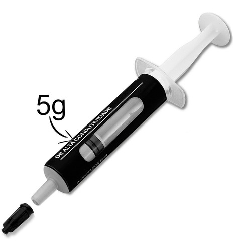 Imagem 3 de 6 de Pasta Térmica Prata 5g Thermal Silver Processador Note E Pc