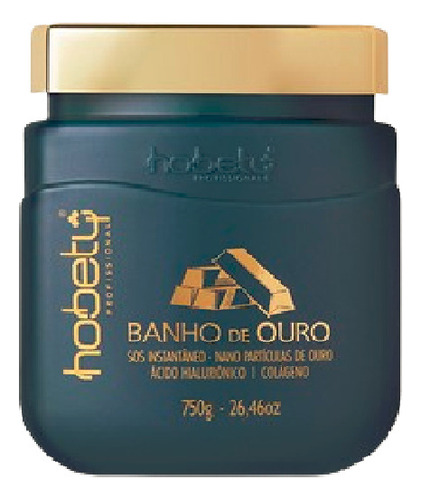 Máscara Banho De Ouro Hobety 750g