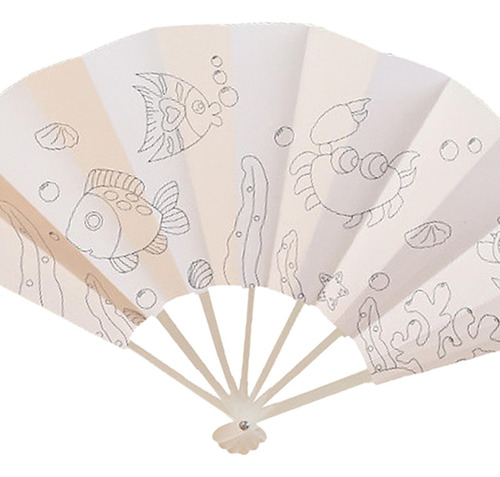 Y Abanico De Mano For Fiestas Infantiles En Colores