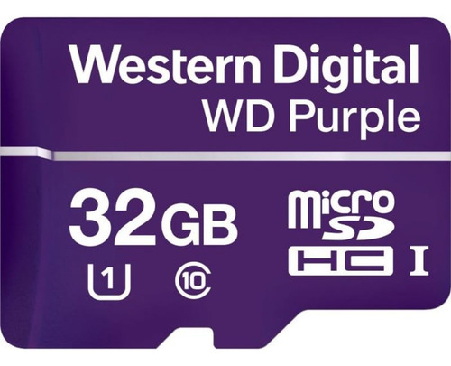 Memoria Microsd Wd Purple 32 Gb Sdhc