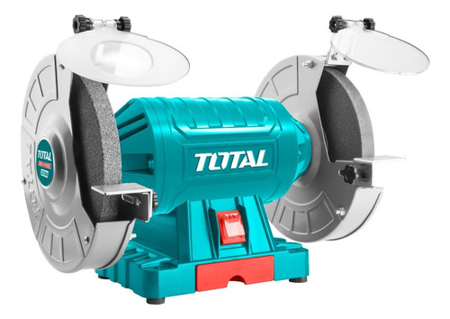 Amoladora De Banco Total 350w Afiladora 2 Piedras Protector