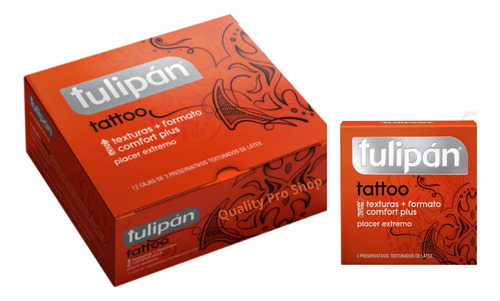 Preservativos Tulipán Tattoo X 36 Nuevo Envío Discreto