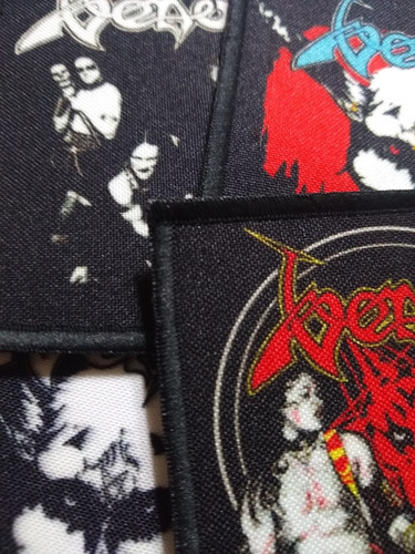Pack 4 Parches Venom Black Metal Cronos Maniametal