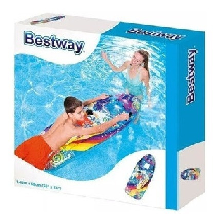 Colchoneta Inflable Tabla Surfie 142 Cm Bestway