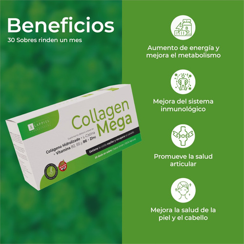 Biotina + L-cistina + Colageno | Combo ¡frená Caida De Pelo! Limón