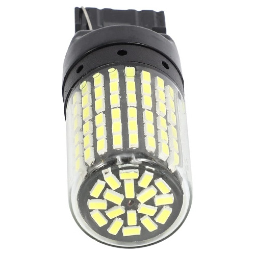 X2 Ampolleta T20 7440 144 Led Luz Blanca Auto 1 Contacto