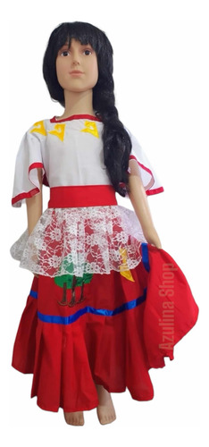 Traje Típico De Quintana Roo Juvenil Baile Regional Escolar
