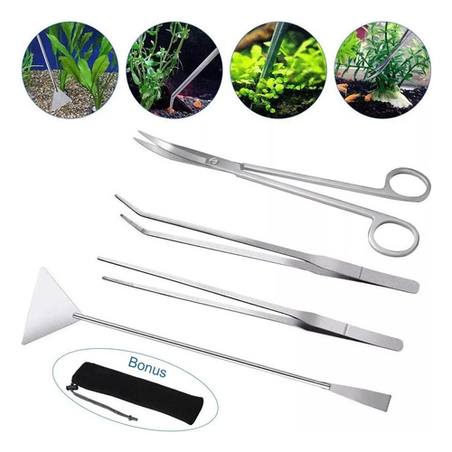 4 Pcs Herramienta De Poda De Plantas For Pecera Y Ac Uario