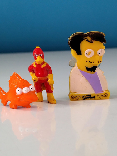Muñecos Hombre Radioactivo Y Blinky (los Simpson) + Yapa (Usado)