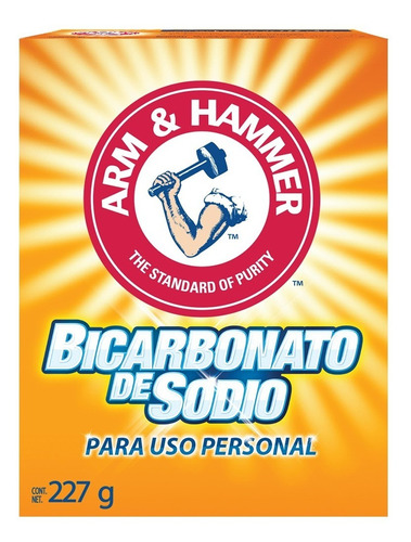 Imagen 2 de 3 de Bicarbonato De Sodio Cuidado Personal 227gr Arm & Hammer