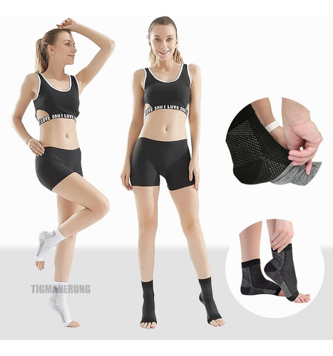 4par Deportiva Calcetines Compresion Alivia Fascitis Plantar