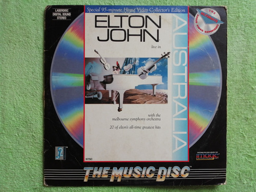 Eam Ld Laser Disc Elton John Live In Australia 1986 Video