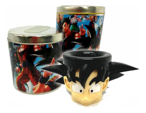 Mate Goku Dragon Ball + Azucarero+ Yerbero - Impresion 3d