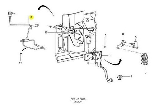Controle Atuador Embreagem F250 98/12 - Novo E Original Ford