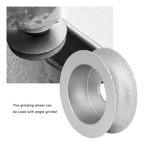 Rueda Abrasiva Cóncava De Diamante Soldada De 7,3 Cm