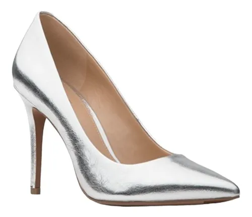 Stilettos Plateados MercadoLibre