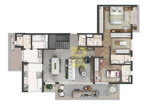 Imagem 13 de 13 de Cobertura Com 3 Dormitórios À Venda, 314 M² Por R$ 3.354.065,27 - Perdizes - São Paulo/sp - Co0033