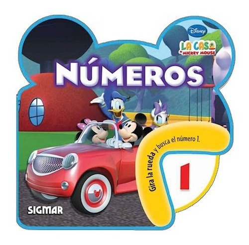 Numeros- La Casa De Mickey Mouse, De Rueditas Disney. En Español