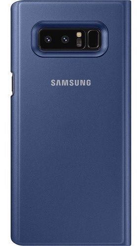Capa flip Samsung S-view para Galaxy Note 8, cor azul, capa Clear View (ww) /capa flip S-view (EUA)