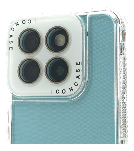 Funda 3 En 1 Para Zte A55 Case Uso Rudo Bumper Protector Rainbow Dream - Clear Zte A55