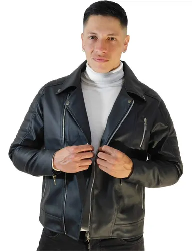 Chaqueta en Cuero para Hombre Estilo Wolverine KL