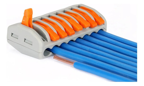 1 Conector Emenda Isolante Derivação Sem Solda 8 Vias