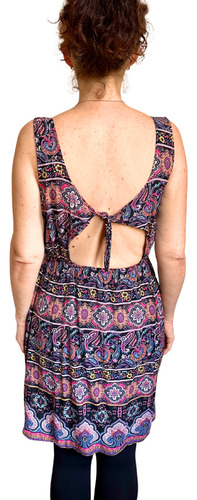 Vestido Boho Estilo Verano, Talle S/m (Usado)