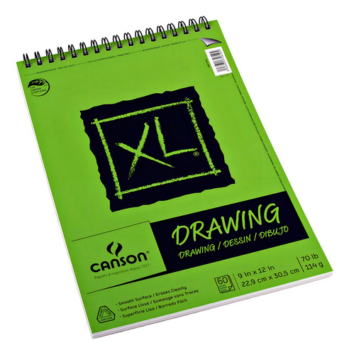 Canson Bloc De Papel Para Dibujar De La Serie Xl