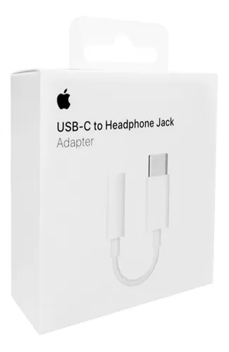 Adaptador iPhone Audífonos Original Apple Usb Tipo-c A Jack