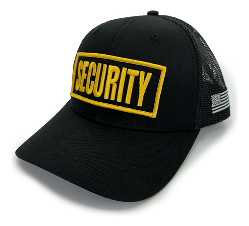 Security Guard Trucker - Sombrero De Malla Con Parche