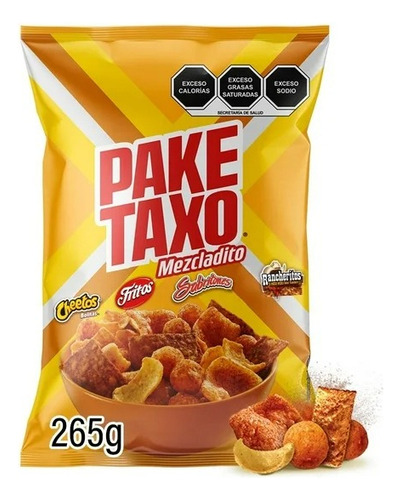2 Pza Botana Sabritas Paketaxo Mezcladito Chile, Limón, Ques
