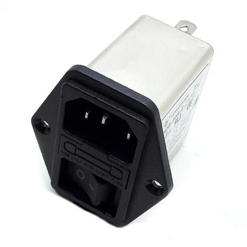 Soldar Terminal Terminales Iec 320 C14 Power Socket Emi Filt