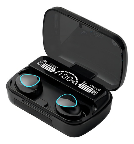 M10 Bluetooth V5.1 Headset Sem Fio Fones De Ouvido Wireless Cor Preto Cor da luz GAMER