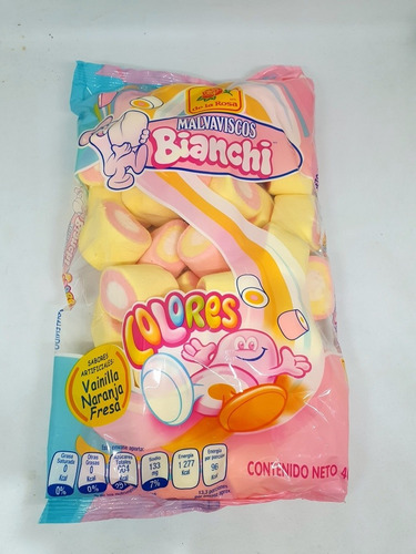 Malvavisco Bombon Bianchi Colores De La Rosa 400gr Angelitos