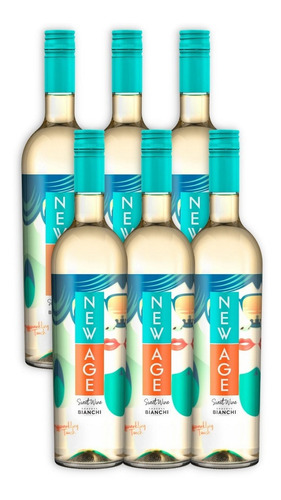 New Age Sweet Wine Vino Blanco Dulce Caja X6u 750ml Mendoza