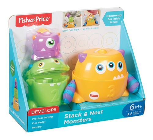 Monstruos Apilables Fisher Price Didactico Febo