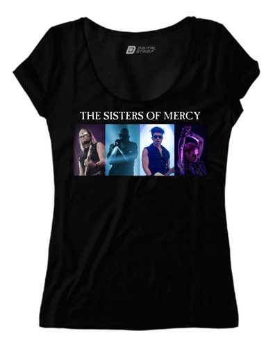 Remera Mujer The Sisters Of Mercy Rock Gotico 3 Dtg Premium
