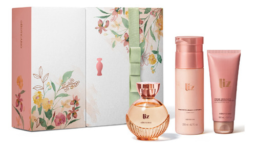 Kit Presente Perfume Liz Desodorante Sabonete (3 Itens)