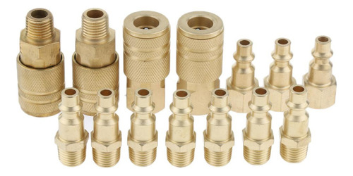. 14x Manguera De Aire Accesorios 1/4 Npt Acopladores