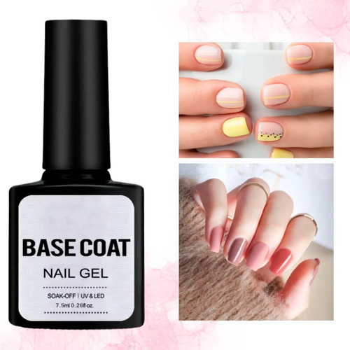 Esmalte de uñas finish Veraly Gel de 7.5mL - Pack de 3 unidades color top coat