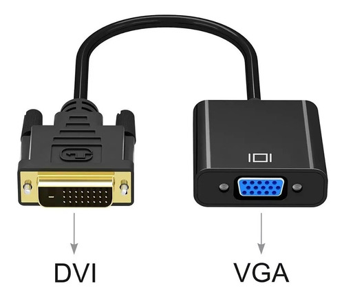 Adaptador Dvi Macho 24+1 A Vga Hembra