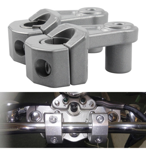 Extensiones Universales De Altura Para Manillar De Plata