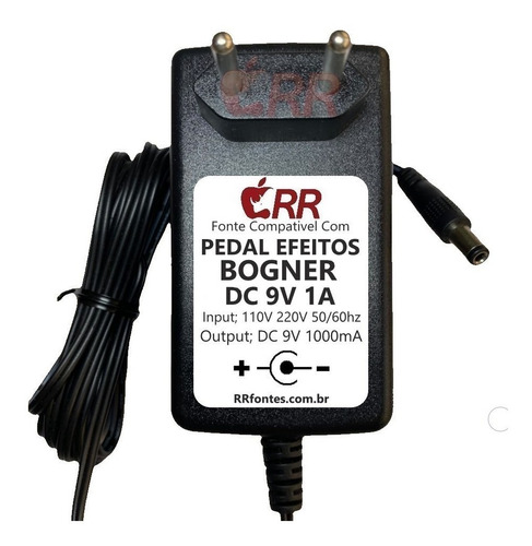 Imagem 2 de 3 de Fonte Dc 9v Para Pedal Pedaleira Bogner Rupert