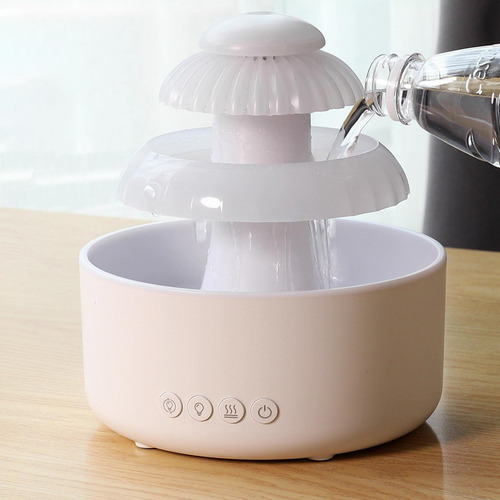 Difusor De Aroma De Nuvens De Chuva, Com Luzes Led De 7