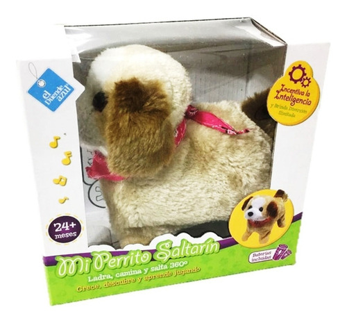 Perrito Saltarin Peluche Vuelta El Duende Azul 6289 Bigshop