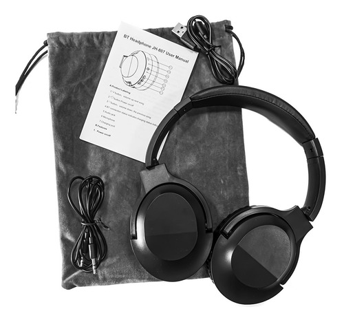 Imagen 10 de 10 de Auricular Inalámbrico Bluetooth 5.0 Negro Headset Pro 8hs