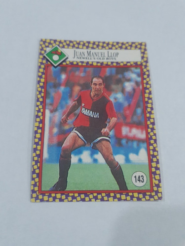 Figurita Futbolmania 93 Num 143 Llop Newell´s Old Boys