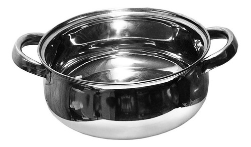 Imagen 2 de 6 de Cacerola Con Asas Acero Inoxidable 20 Cm Con Tapa