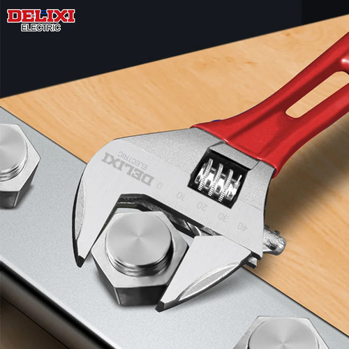 -a Llave De Trinquete Ajustable Con Mango Corto Y Apertura