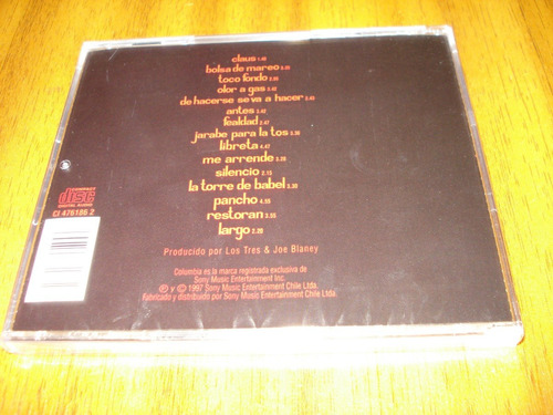 Cd Los Tres / Fome (nuevo Y Sellado)